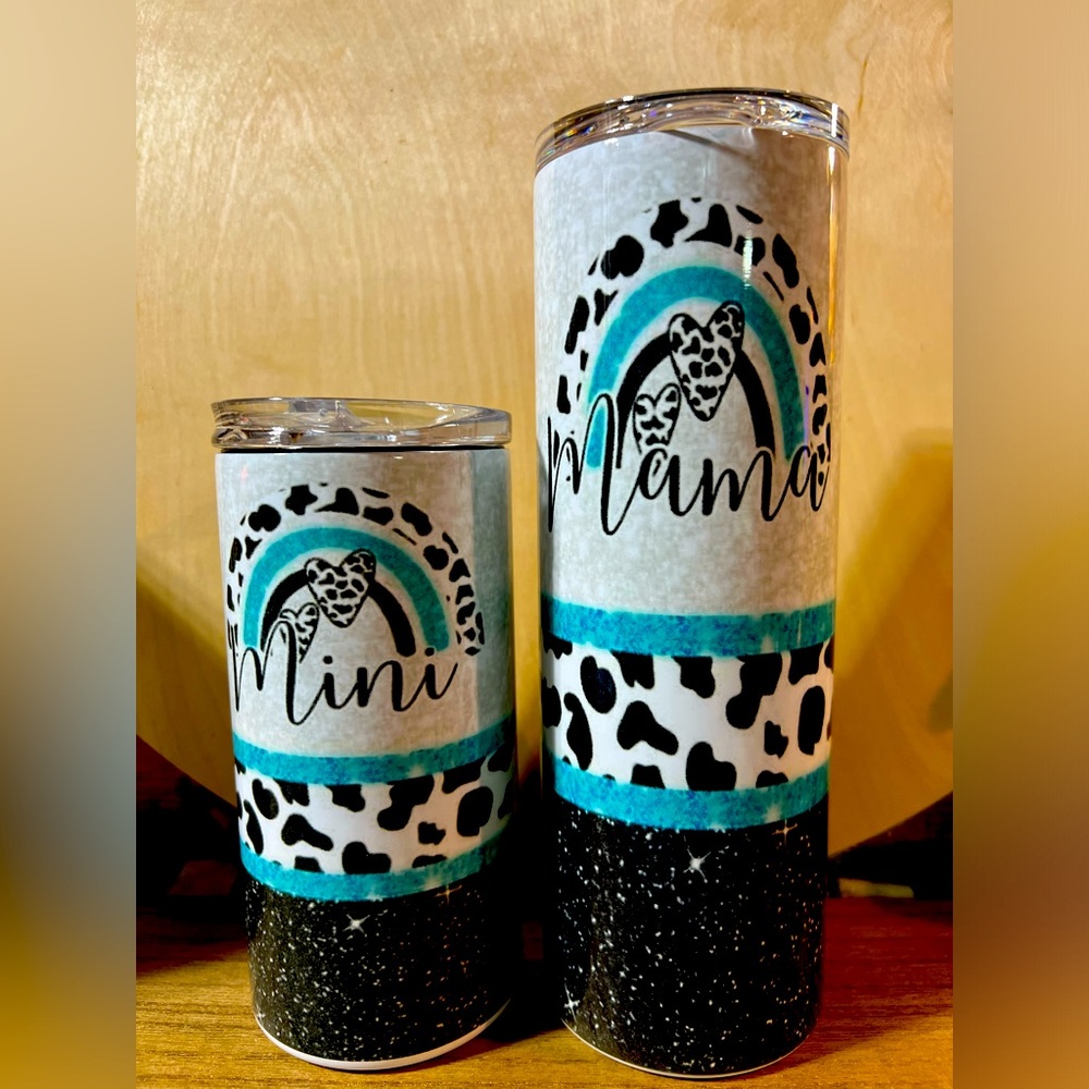 Mommy and me tumbler set.